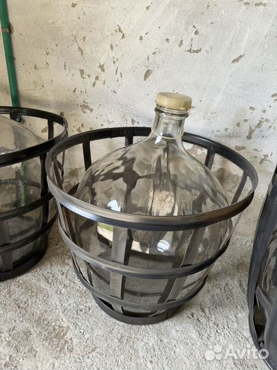 Бутыль стеклянная 50 литров СССР