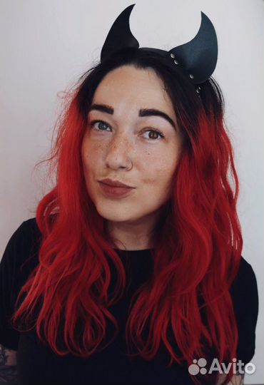 Ободок с рожками