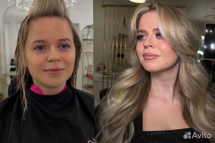 Макияж и прическа с выездом на дом, визажист