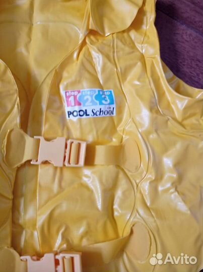 Жилет для плавания детский 3-6лет надувной