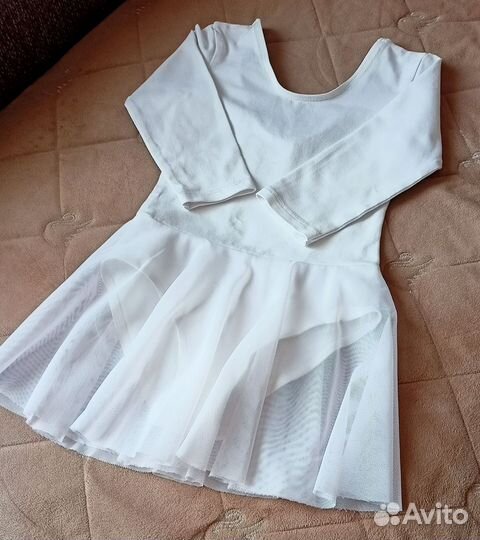 Купальник гимнастический с юбкой