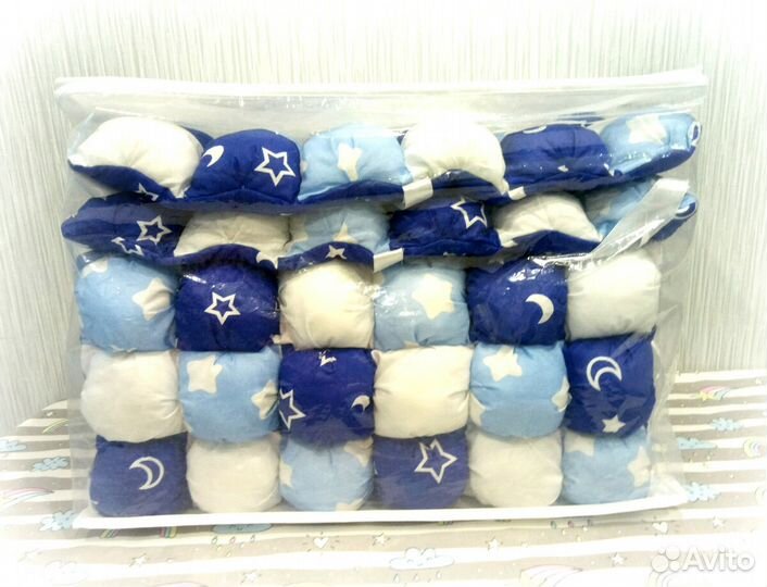 Бортики в кроватку бомбон