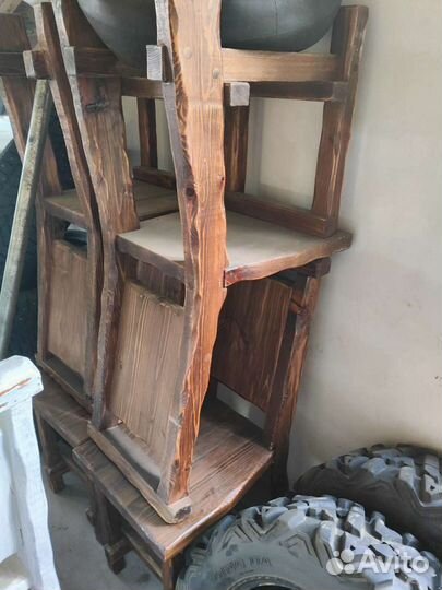 Стулья, столы массив