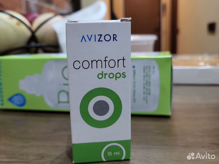 Капли для увлажнения линз Comfort drops avizor