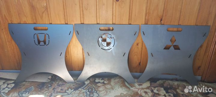 Мангал разборный стальной 2 мм