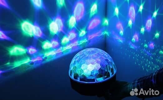 Диско-шар танцевальный с музыкой