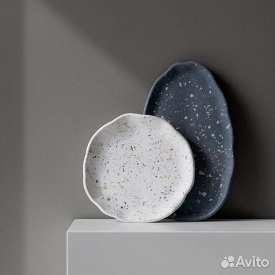 Подставка поднос из гипса изделия