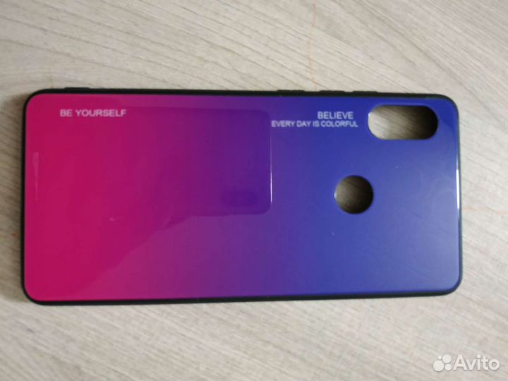 Чехол для телефона с градиентным стекломдля Xiaomi