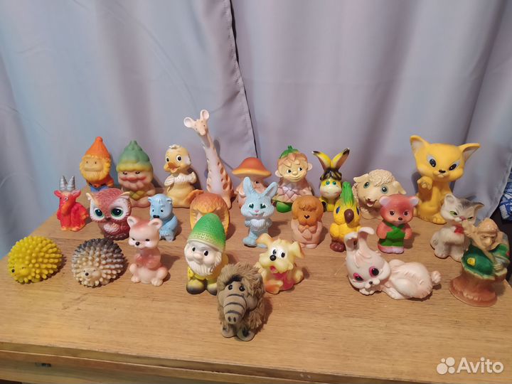 Резиновые игрушки СССР