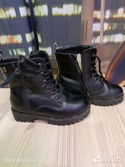 Зимние ботинки для девочки размер 29