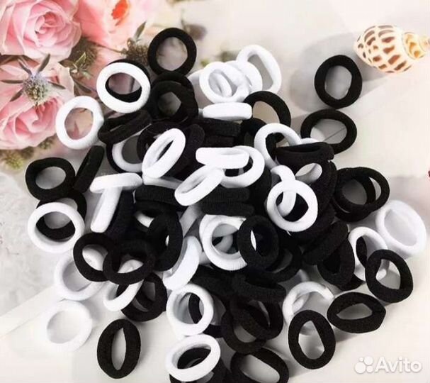 Резинки для волос 100 шт