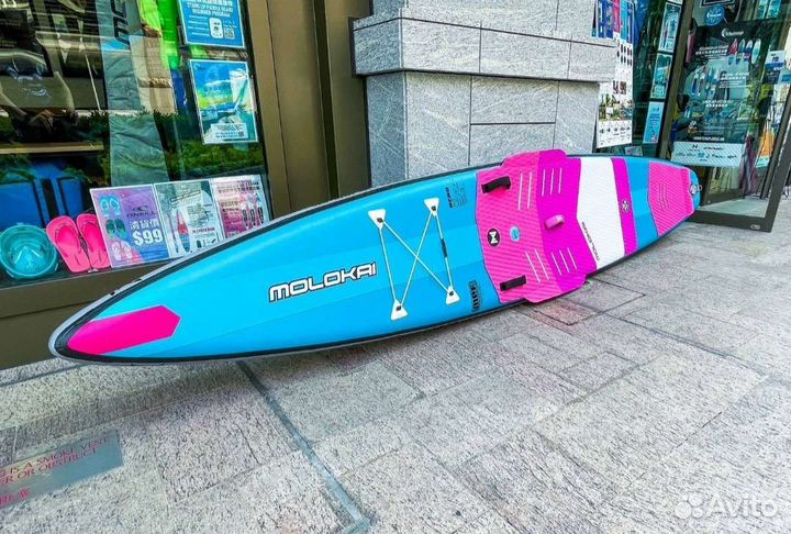 SUP доска Molokai hero AIR race 12’6 X 27 RDS