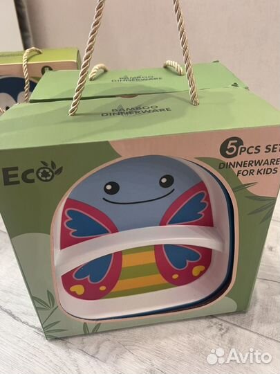 Детская посуда из бамбука