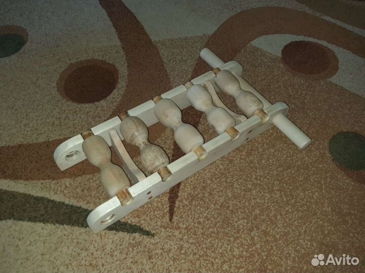 Массажер для спины из пяти роликов