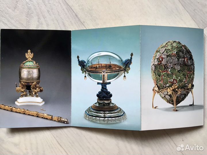 Открытки Искусство Фаберже 2000г