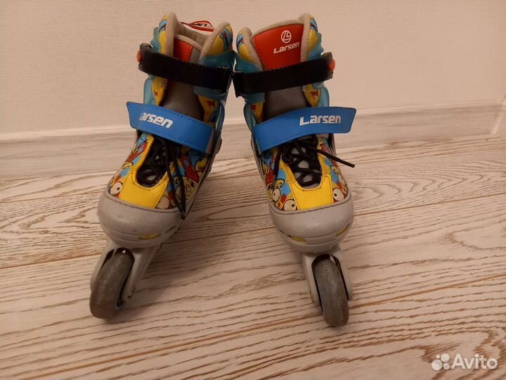 Роликовые коньки детские размер 30-33
