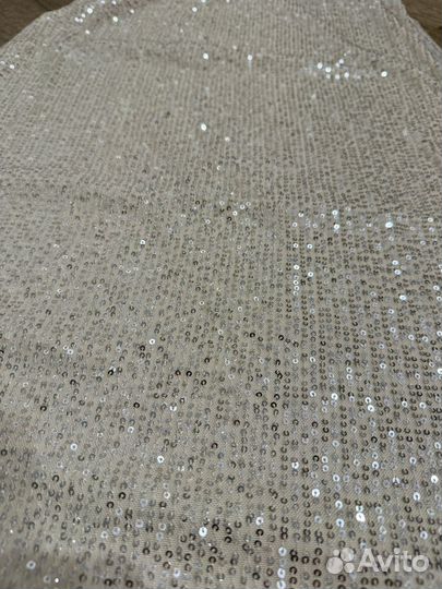 Юбка с пайетками