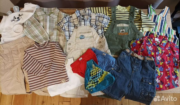 Пакет детских фирменных вещей 1-1,5 года