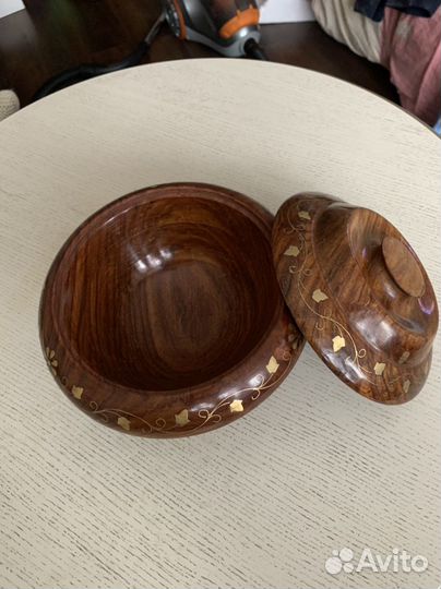 Конфетница медовница красное дерево