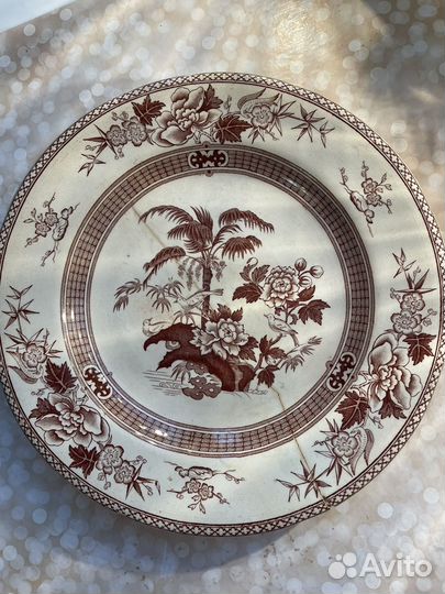 Старинная тарелка (1860-1890) Gustavsberg
