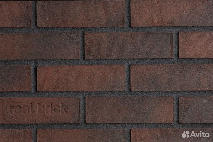 Фасадная плитка Real Brick Бордовый