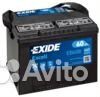 Аккумуляторы exide EB608 60 AH(боковая клема)
