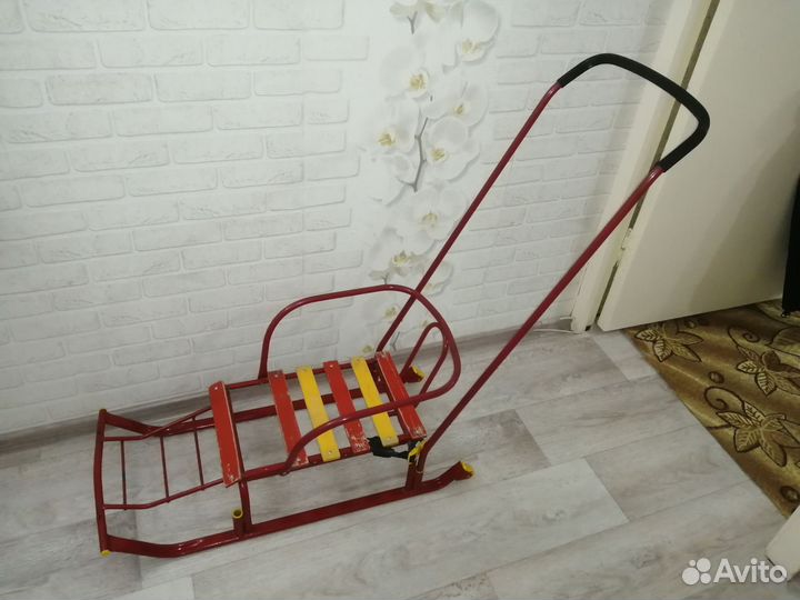 Санки детские с колесами