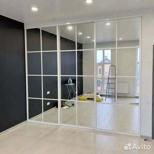 Перегородки, зонирование, двери-купе