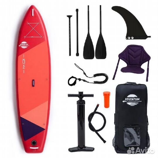 SUP Board adventum 10.8 красный