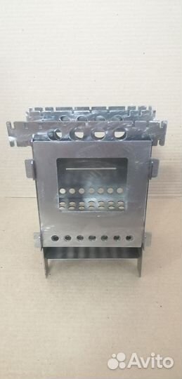 Мини печь щепочница походная разборная