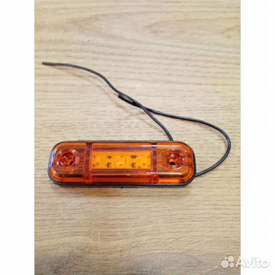 Фонарь габаритный желтый (светодиод) европлюс гф22