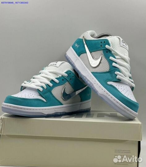 Nike SB Dunk Low голубые (Арт.59033)