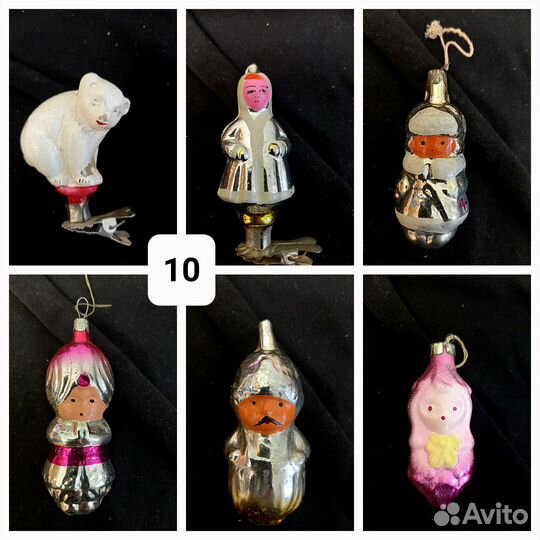 Елочные игрушки СССР