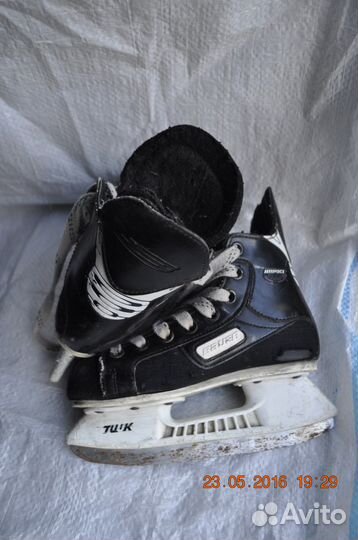 Коньки хоккейные bauer impact 200 и Бандаж