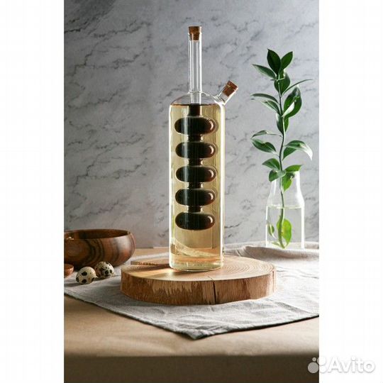 Бутыль стеклянная для соусов и масла 2 в 1 «Фьюжн