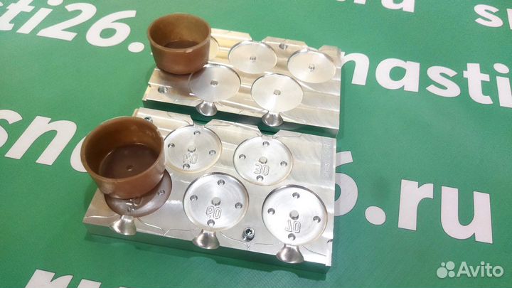 Форма для литья грузил к кормушке пробка 30-70гр