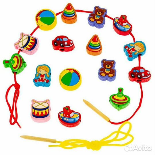 Развивающие шнуровка стучалка сортер