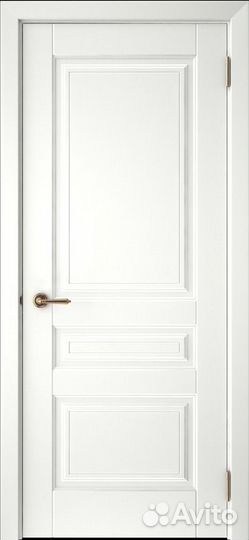 Двери окрашенные белые / Эмаль