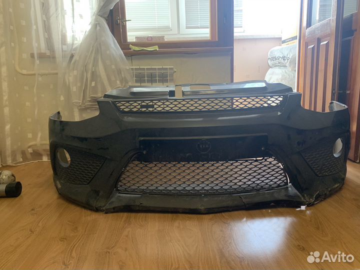 Бампер тюнинг на priora
