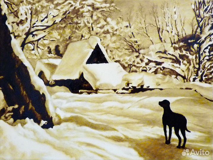 Картины нефтью на заказ Подарок нефтянику