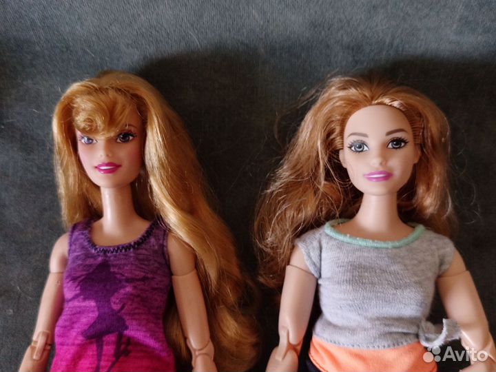 Шарнирная кукла на теле Барби йоги