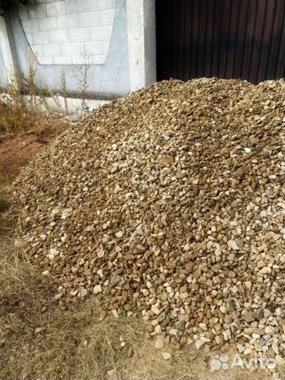 Щебень, песок