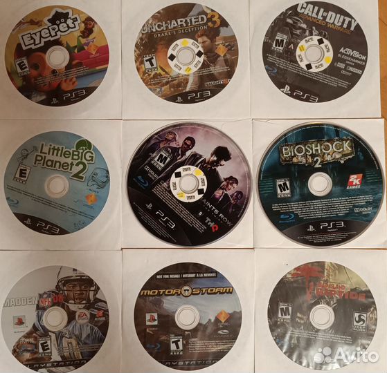 Три игры PS3 на выбор