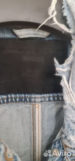 Джинсовая куртка Philip Plein оригинал