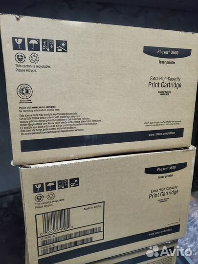 Картридж Xerox 106R01372 новые 3 шт