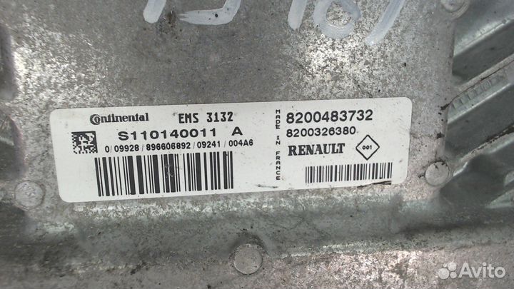 Блок управления двигателем Dacia Sandero, 2009