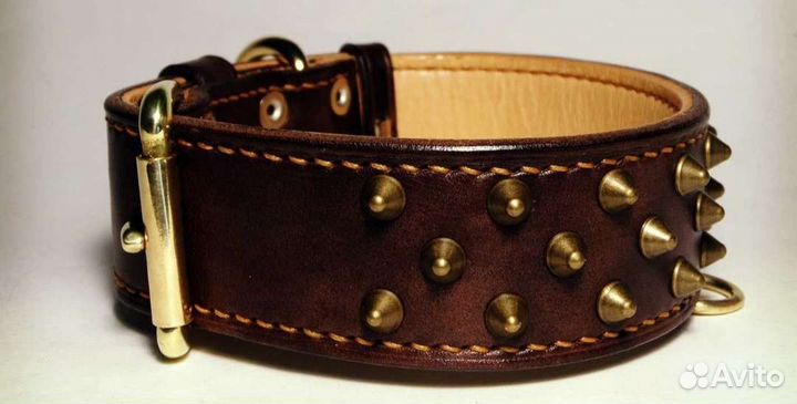 Кожаный ошейник