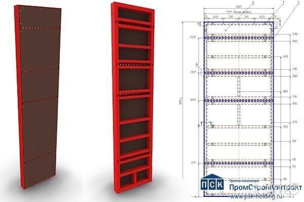 Опалубка колонн Дельта