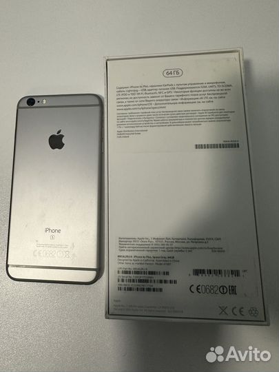 iPhone 6S Plus в коробке полный комплект
