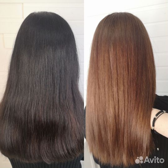 Модель на сложное окрашивание бесплатно